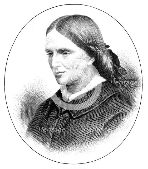 The late Mrs. Alfred Gatty, 1873. Creator: Unknown.