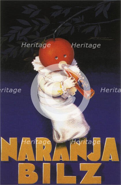 Bilz orange, 1929. Creator: Mauzan, Achille (1883-1952).