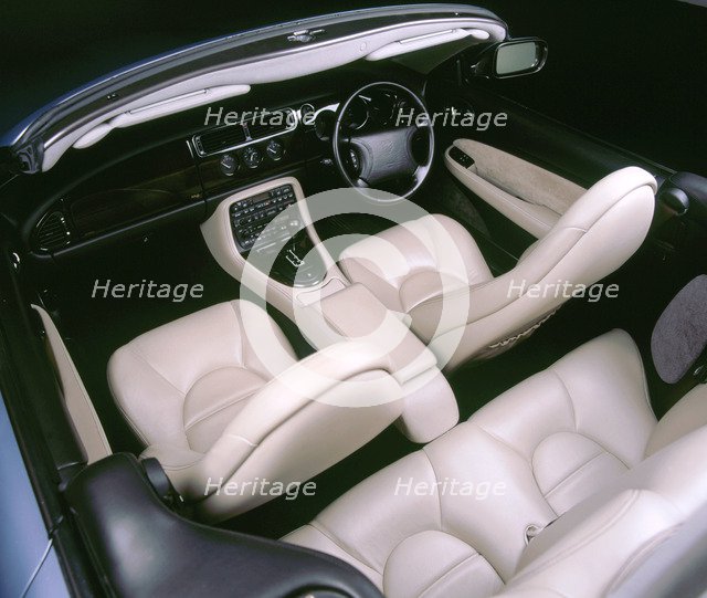 1997 Jaguar XK8 convertible interior. Artist: Unknown.