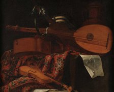 Still Life with Musical Instruments, Mid of 17th century. Creator: Baschenis, Evaristo (1617-1677).