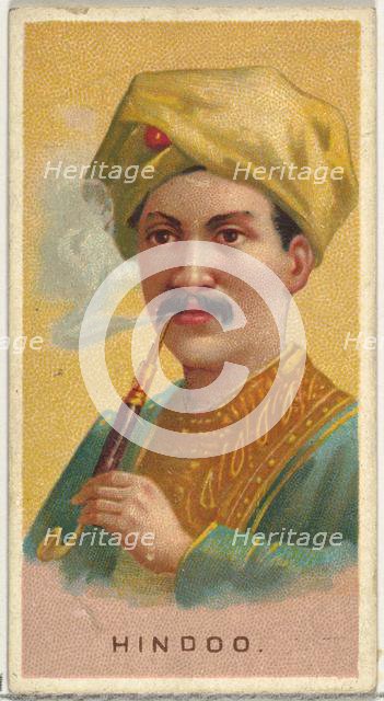 Hindu, from World's Smokers series (N33) for Allen & Ginter Cigarettes, 1888. Creator: Allen & Ginter.