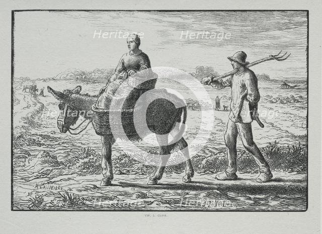 Four Hours of the Day, 1860. Creator: Adrien Lavieille (French, 1818-1862).