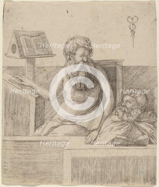 Two Philosophers, c. 1509. Creator: Jacopo de' Barbari.