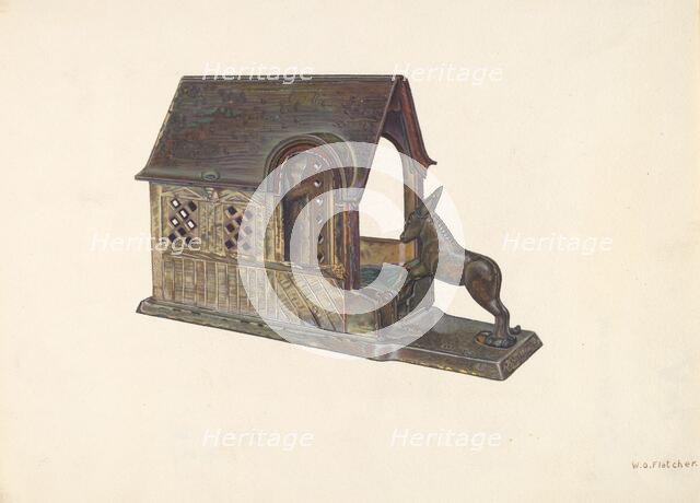 Toy Bank, c. 1940. Creator: William O. Fletcher.