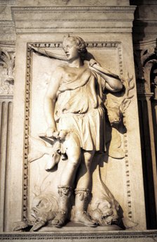 Statue of Artemis, Greek goddess of hunting. Artist: Unknown