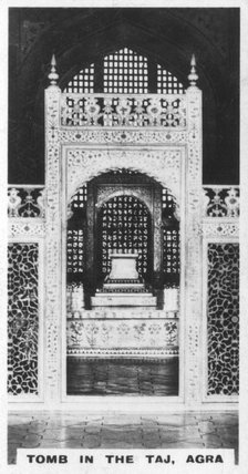Tomb in the Taj, Agra, Uttar Pradesh, India, c1925. Creator: Unknown.