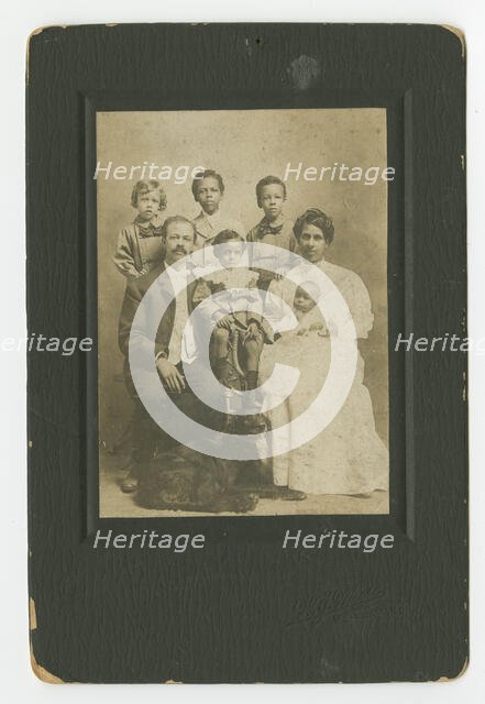 Photograph of Senator Henry Hall Falkener and family, ca. 1906. Creator: Unknown.