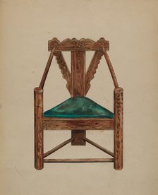 Chair, 1935/1942. Creator: Thomas J. Eliot.
