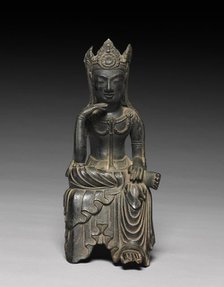 Buddha of the Future (Maitreya), late 600s. Creator: Unknown.