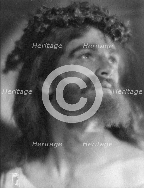 A photographic representation of Jesus, early 20th century.Artist: Tornquist