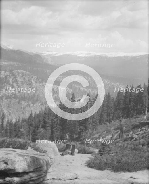 Travel views of Yosemite National Park, between 1903 and 1906. Creator: Arnold Genthe.