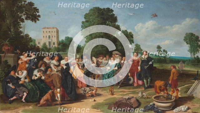 The Fête Champêtre, 1627. Artist: Hals, Dirck (1591-1656)