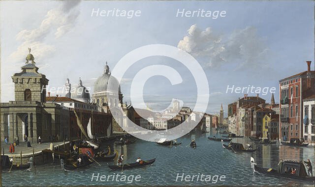 Santa Maria della Salute and Canal Grande, Venice, 1720-1760. Creator: Canaletto.