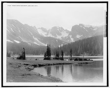 Snowy range near Ward, Long Lake, Colo., c1901. Creator: William H. Jackson.