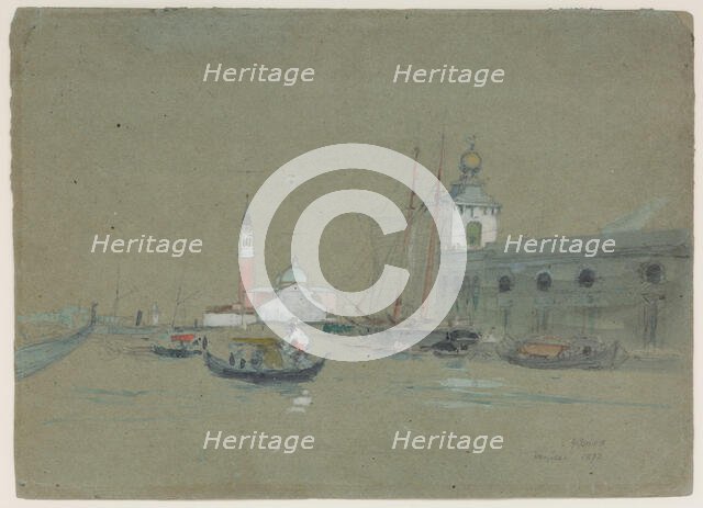 San Giorgio Maggiore, Venice, 1872. Creator: George Inness.