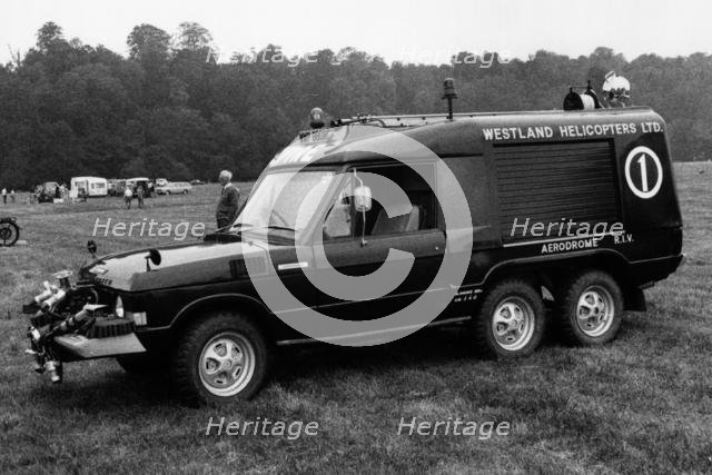 1976 Range Rover Carmichael fire tender. Creator: Unknown.