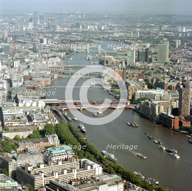 River Thames, London, c2000s. Artist: Unknown.