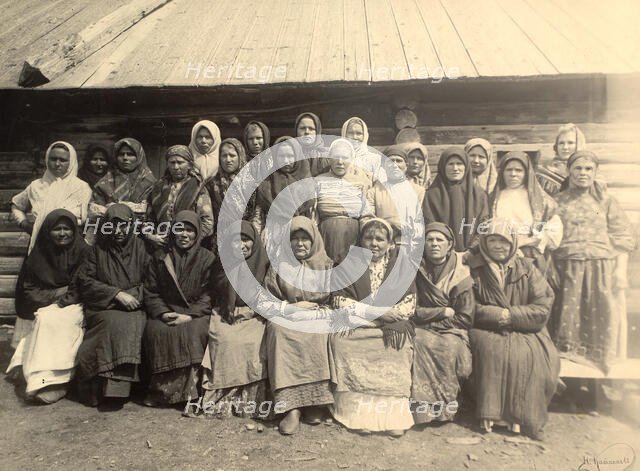 Cossack women are women, 1909. Creator: Nikolai Georgievich Katanaev.
