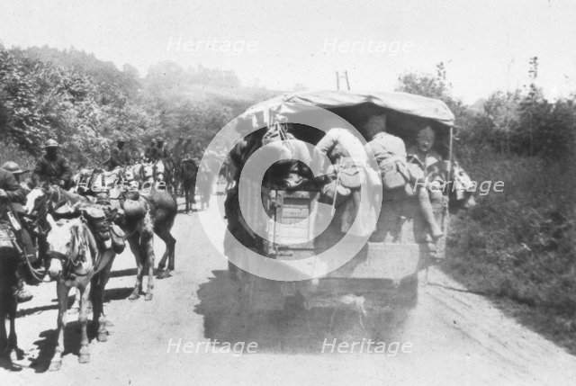 The Third Battle of the Aisne, Chemin des Dames, France, 1918. Artist: Unknown