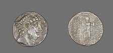 Tetradrachm (Coin) Portraying Philip Philadelphus, 92-83 BCE. Creator: Unknown.