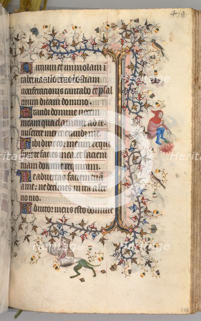 Hours of Charles the Noble, King of Navarre (1361-1425): fol. 224r, Text, c. 1405. Creator: Master of the Brussels Initials and Associates (French).