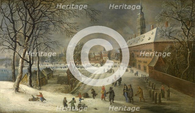 The Oosterhuis in Antwerp, c1620-1670. Creator: Lucas van Uden.