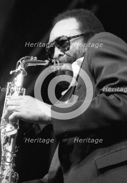 Hank Crawford, Top Rank Suite, Brighton, 1989. Artist: Brian O'Connor.