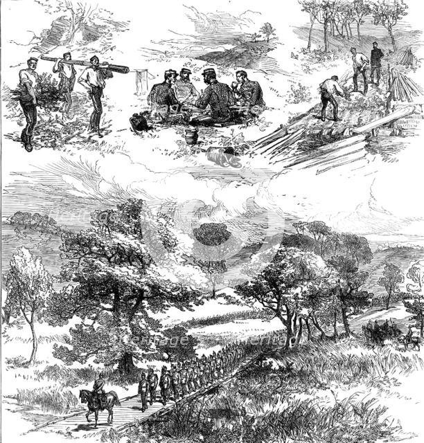 The Autumn Campaign on Cannock Chase, 1873. Creator: Unknown.