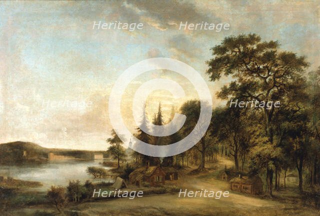 The Waffle-Baker's Shop at Djurgården. Creator: Elias Martin.