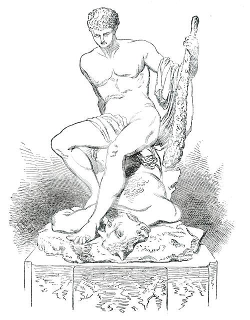 Theseus and the Minotaur, 1850. Creator: Unknown.