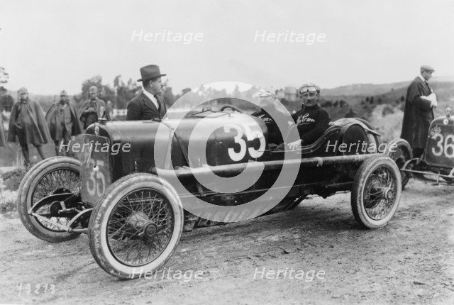 Antonio Ascari in an Alfa Romeo, Targa Florio Race, Sicily, 1922. Artist: Unknown