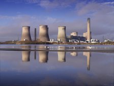 Fiddler's Ferry Power Station, Cuerdley, Warrington, 2021. Creator: James O Davies.