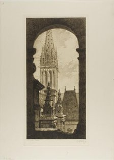 St. Pierre, Caen, 1879. Creator: Axel Herman Haig.