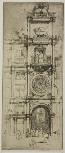 The Clock Tower, Venice, 1909. Creator: Donald Shaw MacLaughlan.