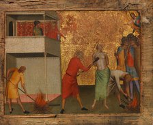 Saint Reparata Tortured with Red-Hot Irons. Creator: Bernardo Daddi.