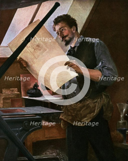 'The Engraver', 1911-1912. Artist: Unknown