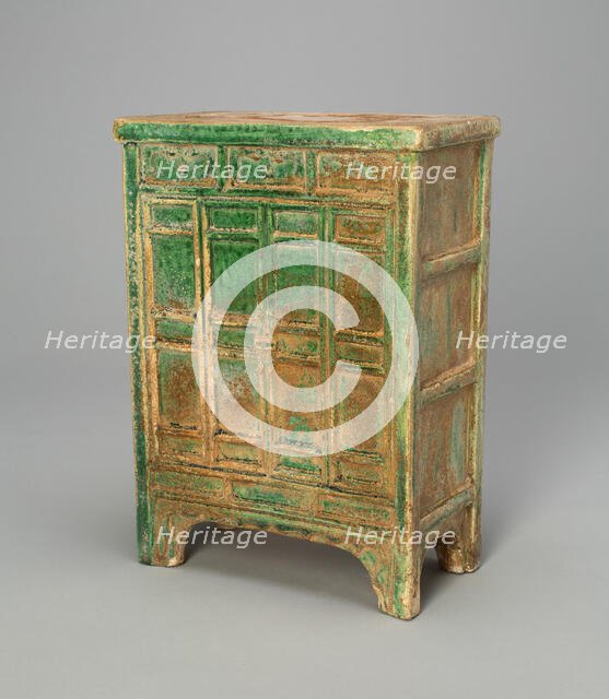 Miniature Chest (Mingqi), Ming dynasty (1368-1644). Creator: Unknown.