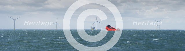 Westermost Rough Wind Farm, 2015. Creator: Alun Bull.