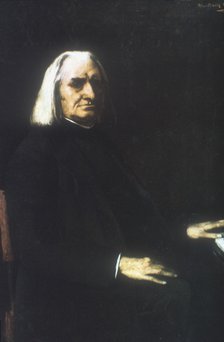 'Franz Liszt', 1886. Artist: Mihaly Munkacsy