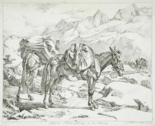 Furka Mountains, Switzerland, 1820. Creator: Johann Adam Klein.