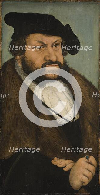 Portrait of the Elector John the Steadfast of Saxony (1468-1532), 1531-1534. Creator: Lucas Cranach the Elder.