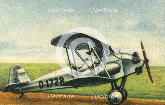 Focke-Wulf S 24 A Kiebitz biplane, 1920s, (1932).  Creator: Unknown.