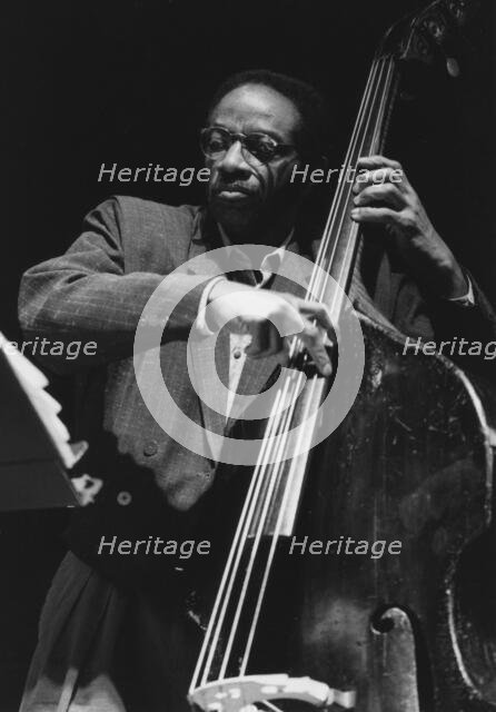 Reggie Workman, London 1997. Creator: Brian Foskett.