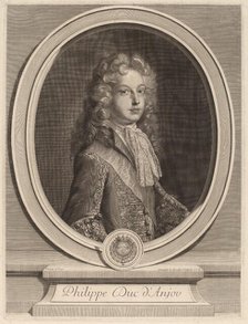 Philippe, Duke of Anjou. Creator: Gerard Edelinck.