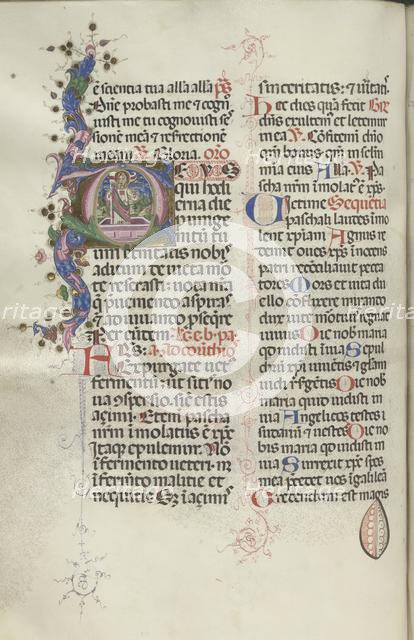 Missale: Fol. 192v: Resurrection of Christ, 1469. Creator: Bartolommeo Caporali (Italian, c. 1420-1503).