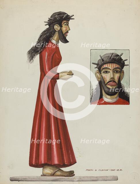 Santo "Christo", c. 1937. Creator: Majel G. Claflin.