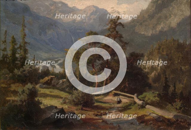 From Hallingdal, 1846. Creator: Hans Gude.