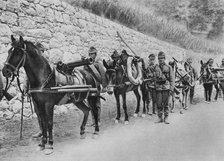 Austrian soldiers, Austro-Italian war, Battle of the Isonzo, World War I, 1915. Artist: Unknown