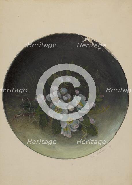 Pa. German Plate, 1937. Creator: Paul Lauterbach.