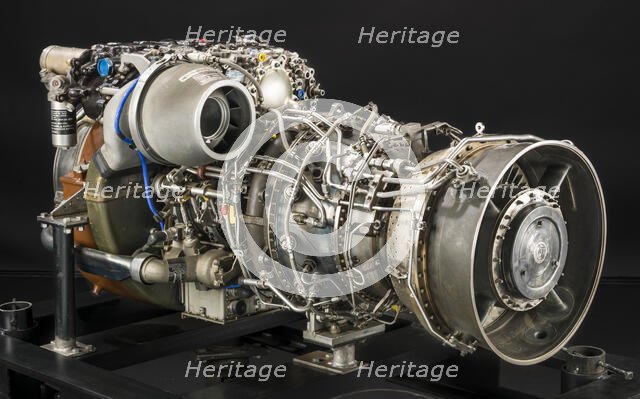 General Electric XT700-GE-700 Turboshaft Engine, ca. 1974. Creator: General Electric Aircraft Engines.